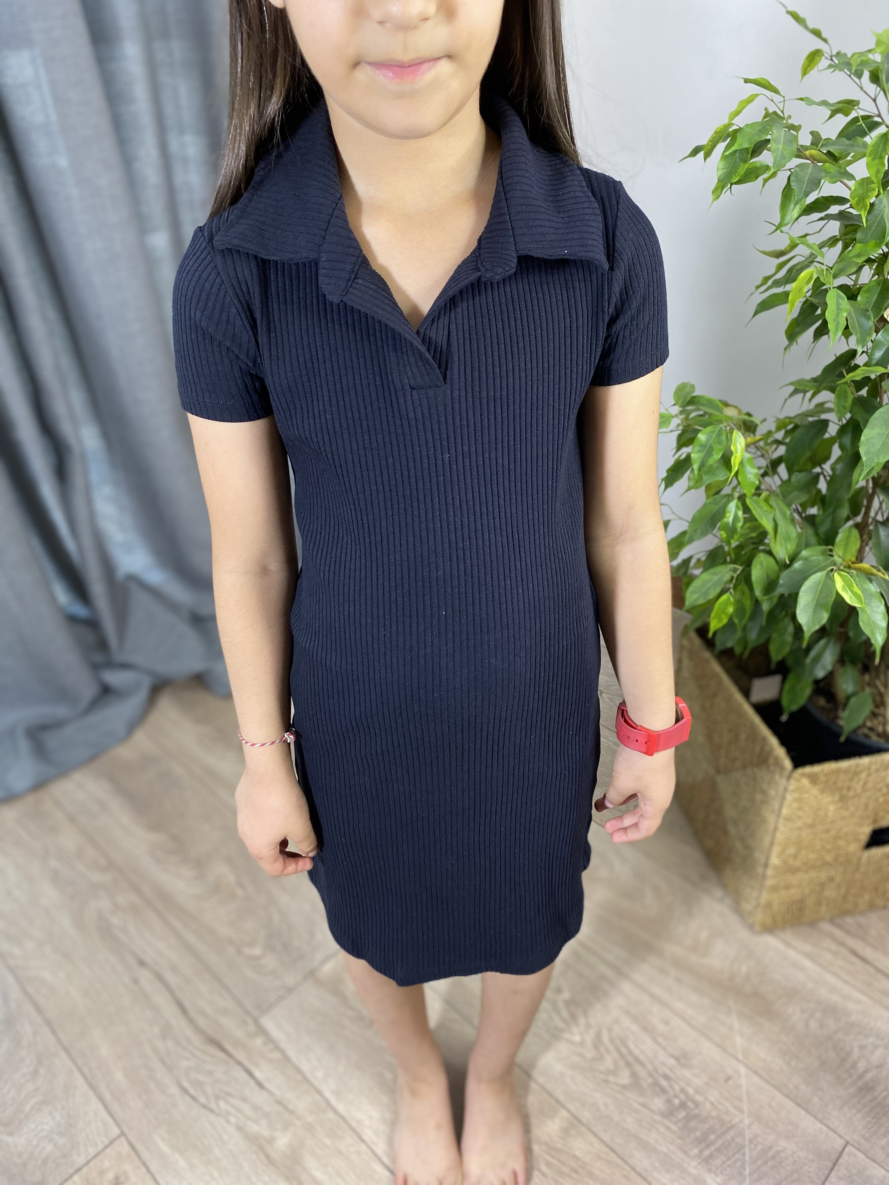 MARKA%20SİYAH%20POLO%20YAKA%20ELBİSE